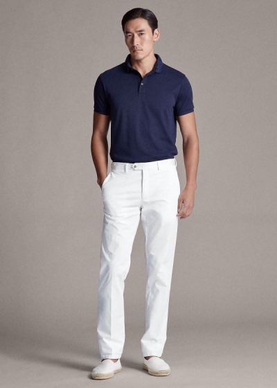 Calça Chino Ralph Lauren Slim Fit Stretch Homem 07259-KLTD